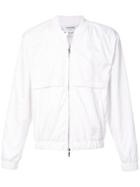 Thom Browne Bomber With Vents And Mesh Center Back Stripe In Ripstop -