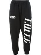 Ktz Logo Print Sweatpants - Black