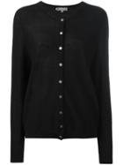 N.peal Button Up Cardigan, Women's, Size: Medium, Black, Cashmere