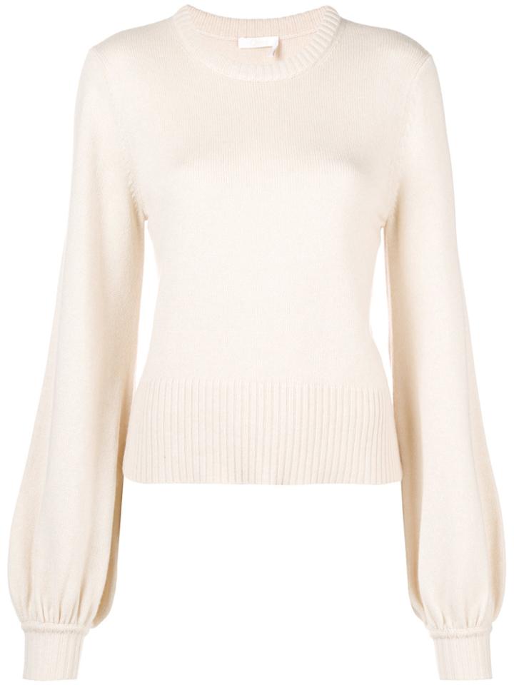 Chloé Knitted Jumper - Nude & Neutrals