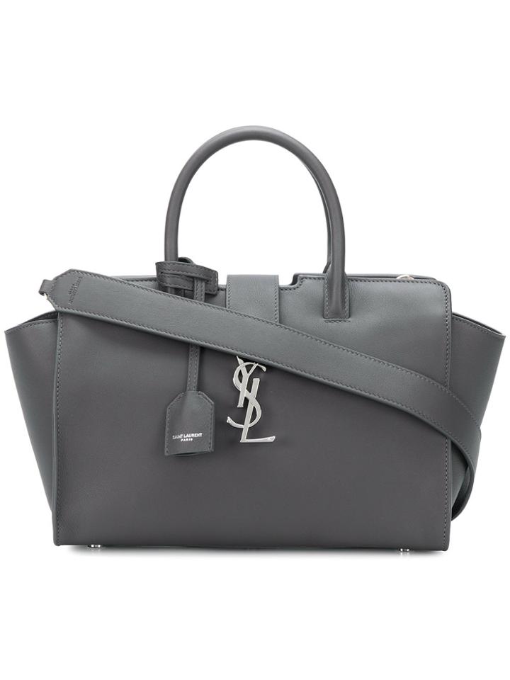 Saint Laurent Downtown Cabas Tote - Grey