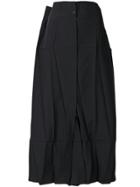 132 5. Issey Miyake Pleated Palazzo Pants - Black