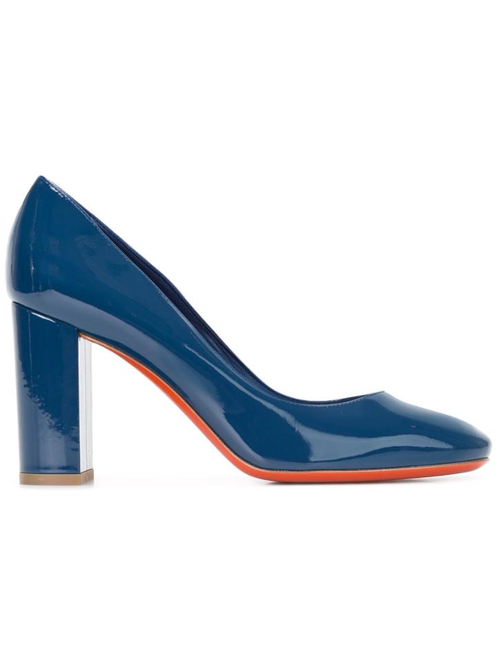Baldinini Chunky Heel Pumps - Blue