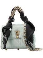 Ermanno Scervino Faubourg Bag With Scarf And Chain - Green