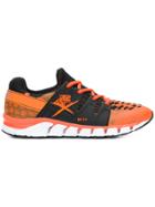 Plein Sport Lace-up Tiger Sneakers - Yellow & Orange