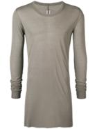 Rick Owens Long Fitted Top - Grey