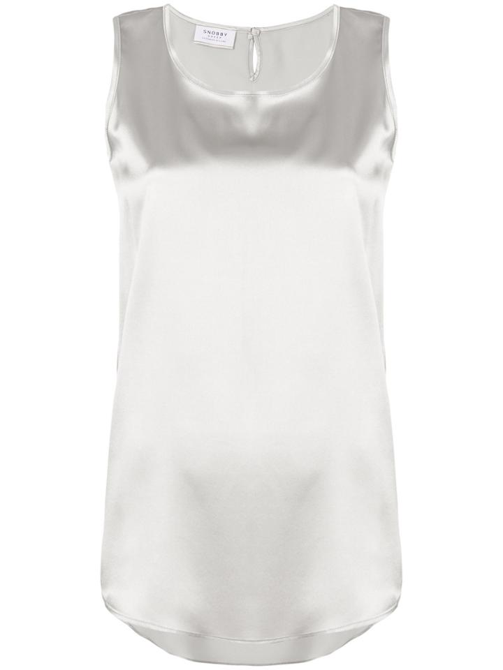 Snobby Sheep Round Neck Blouse - Grey