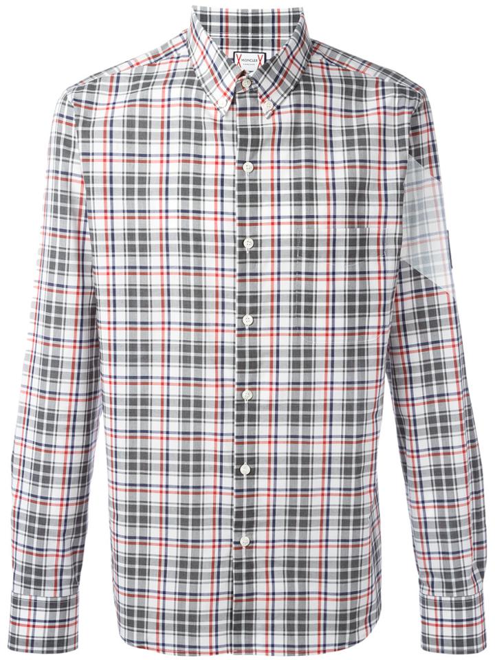 Moncler Gamme Bleu Plaid Shirt - Multicolour
