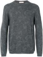 Etro Stylized Printed Sweatshirt - Grey