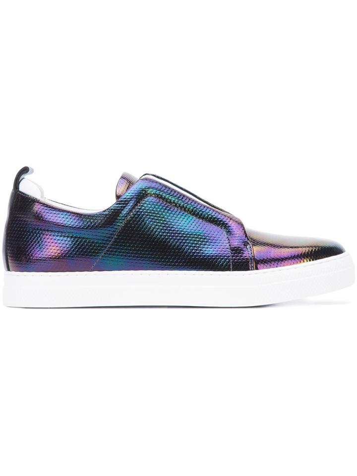 Pierre Hardy Slider Colorama Sneakers - Black