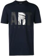 Neil Barrett Slogan Short-sleeve T-shirt - Blue