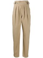 Isabel Marant Yurnea High-waist Trousers - Neutrals