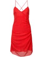 Alice+olivia Spaghetti Strap Dress - Red