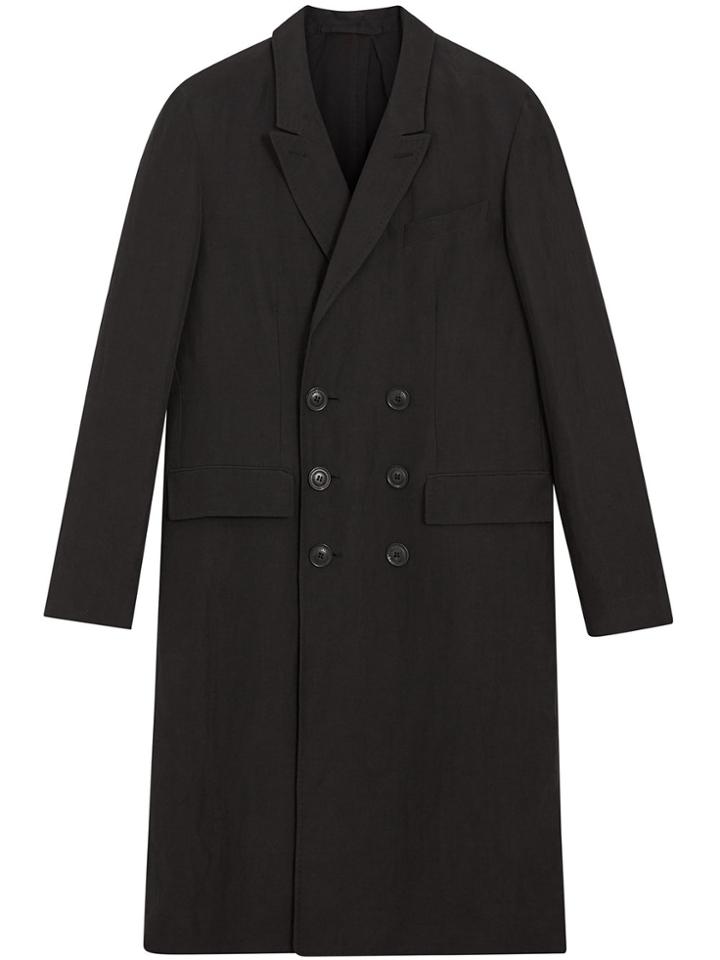 Burberry Linen Silk Chesterfield - Black