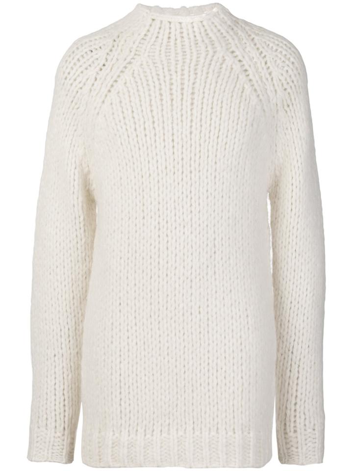 Roberto Collina Oversized Jumper - White