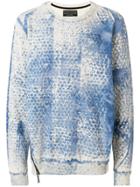 Super Légère Handpainted Sweatshirt - Blue