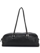 Fendi Vintage 2000's Stitch-detail Shoulder Bag - Black