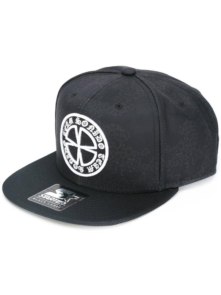 Marcelo Burlon County Of Milan Starter Alonso Cap, Men's, Black, Polyester/polyethylene/zinc