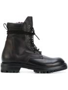 Rick Owens Chunky Lace-up Boots - Brown