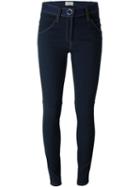 Lanvin Skinny Jeans, Women's, Size: 38, Blue, Viscose/spandex/elastane/linen/flax/glass