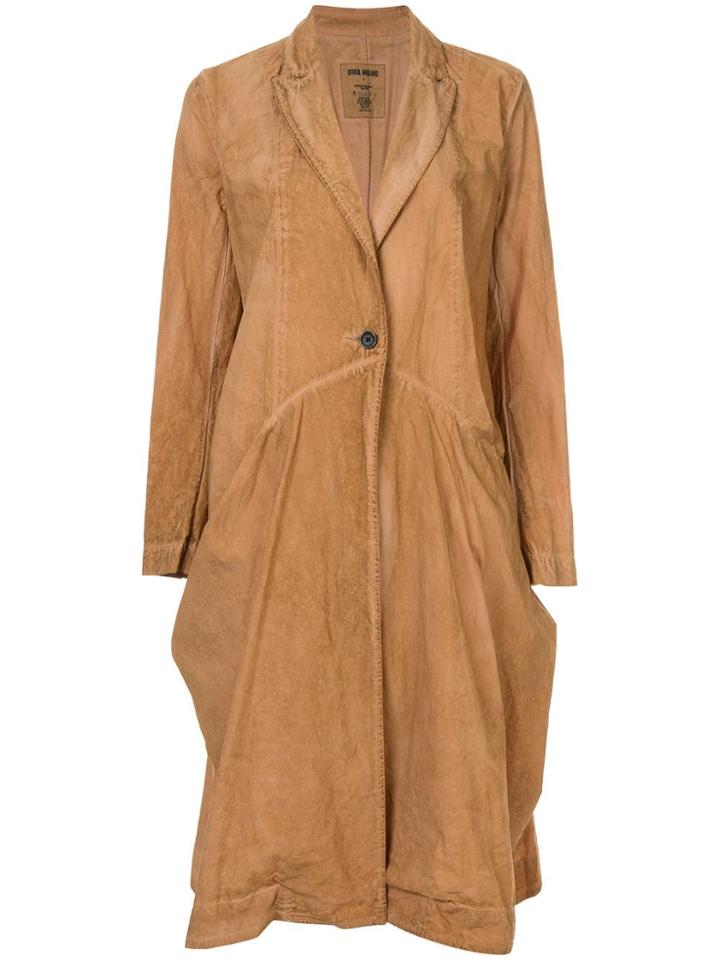 Uma Wang Structured Coat - Brown
