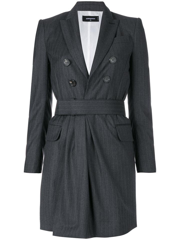Dsquared2 - Blazer Dress - Women - Polyester/wool - 42, Grey, Polyester/wool