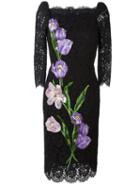 Dolce & Gabbana Tulip Embroidery Lace Dress