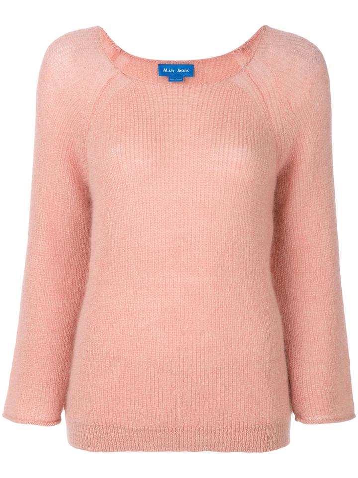 Mih Jeans Bowen Sweatshirt - Pink & Purple