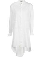 Yohji Yamamoto - Shirt Dress - Women - Cotton - 2, White, Cotton