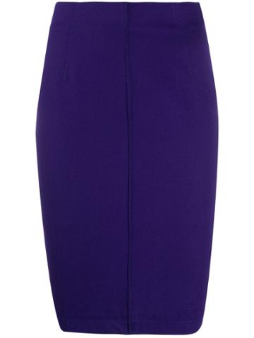 Thierry Mugler Pre-owned 80s Tube Skirt - Purple