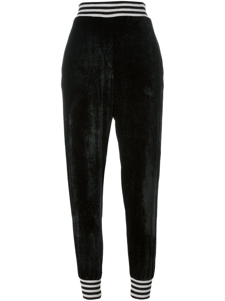 Nude Tapered Regular Length Trousers, Women's, Size: 40, Black, Silk/acrylic/viscose/wool