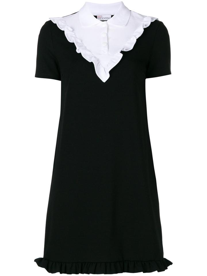 Red Valentino Frill Trim Shift Dress - Unavailable