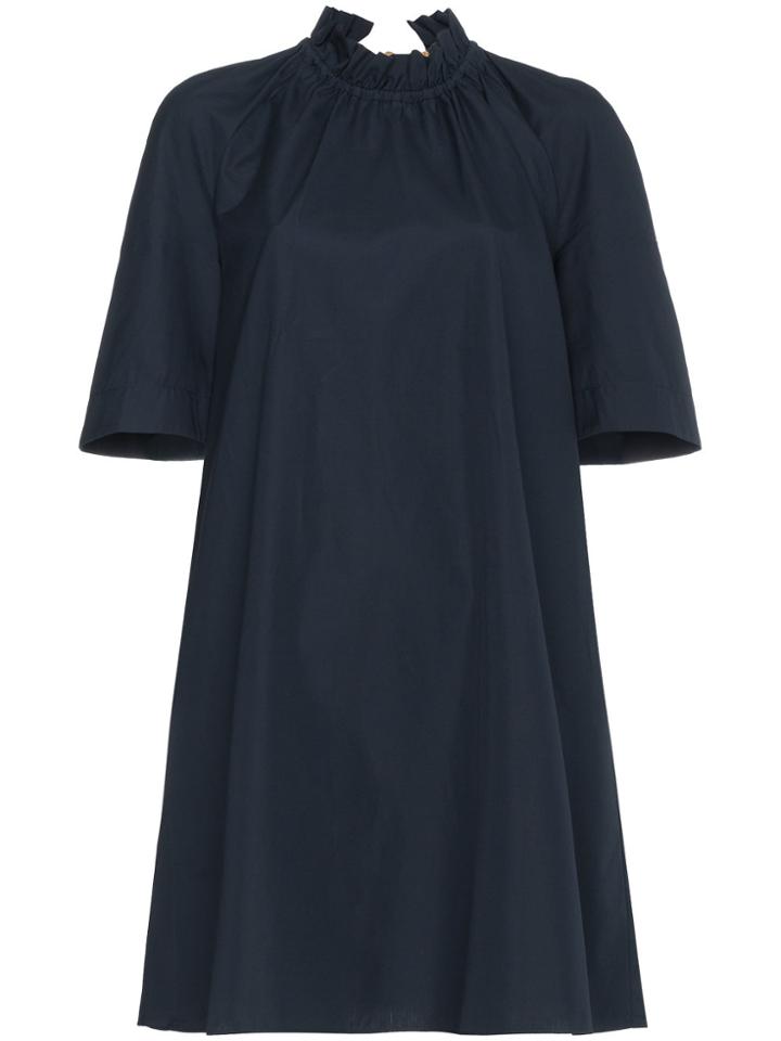 Roksanda Daena Cord Fastening Dress - Blue