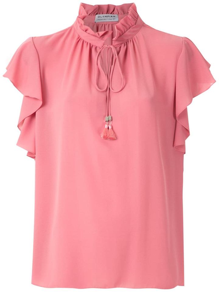 Olympiah Juli Ruffle Blouse - Pink