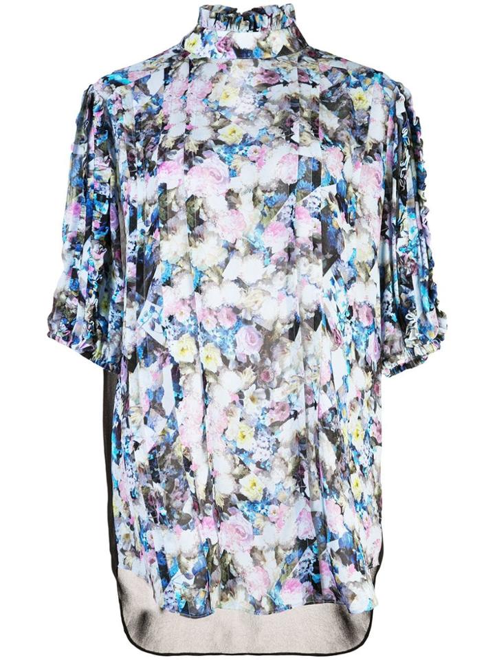 Preen Line Floral Print Blouse - Multicolour