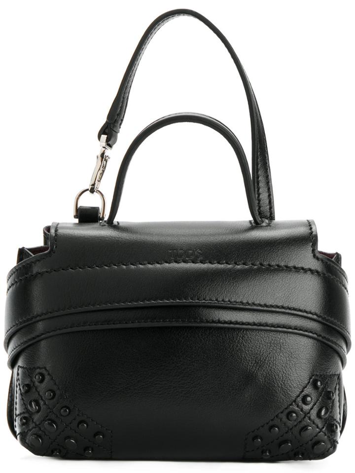 Tod's Top Cap Clutch - Black