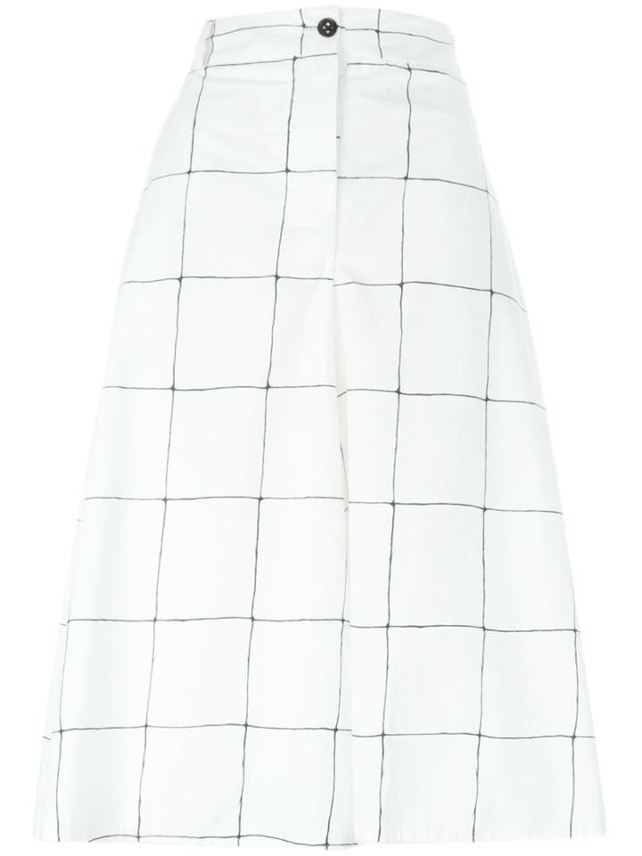 Damir Doma 'paris' Wide Leg Trousers, Women's, Size: Xs, White, Cotton