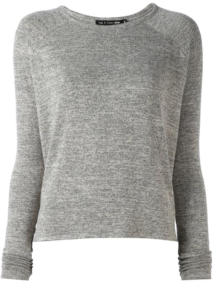 Rag & Bone /jean 'camden' Raglan T-shirt, Women's, Size: Xs, Grey, Polyester/spandex/elastane/rayon
