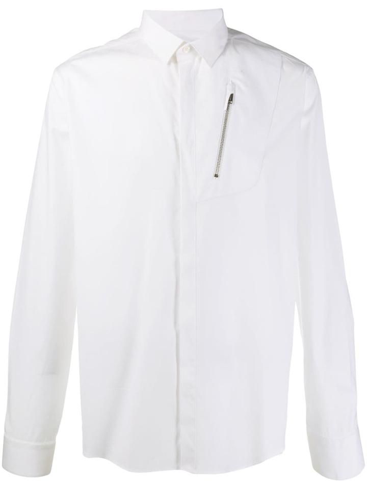 Les Hommes Long Sleeve Shirt - White