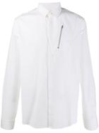 Les Hommes Long Sleeve Shirt - White