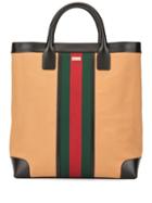 Gucci Pre-owned Shelly Line Hand Tote Bag - Brown