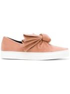Cédric Charlier Flat Bow Sneakers - Pink & Purple