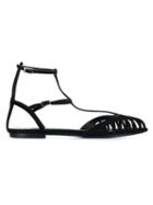 Giuseppe Zanotti Design Flat Ankle Strap Sandals