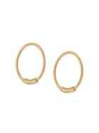Maria Black Basic S Hoop Earrings - Gold