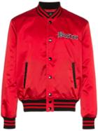 Marcelo Burlon County Of Milan Red Sox Bomber Jacket