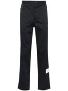 Thom Browne Unconstructed Cotton Twill Trouser - Blue