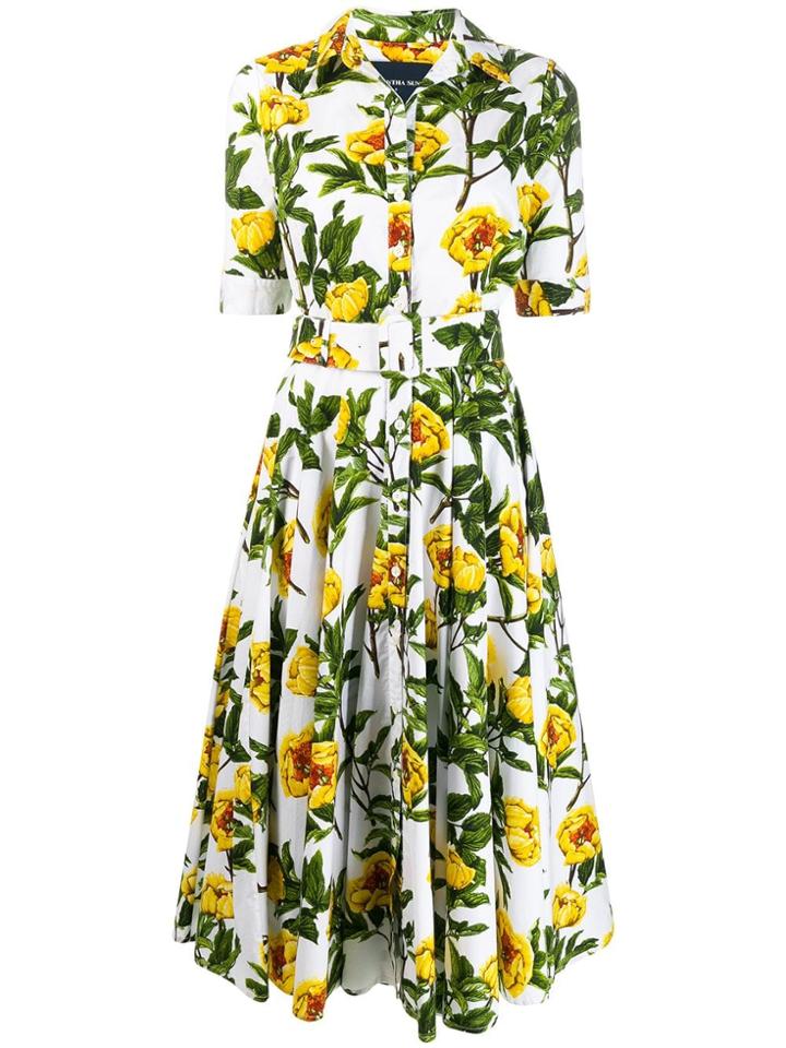 Samantha Sung Gigi Midi Dress - White