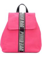Pinko Embellished Brand Backpack - Pink & Purple