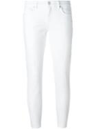 Victoria Victoria Beckham Ankle Skinny Jeans, Women's, Size: 27, White, Cotton/spandex/elastane