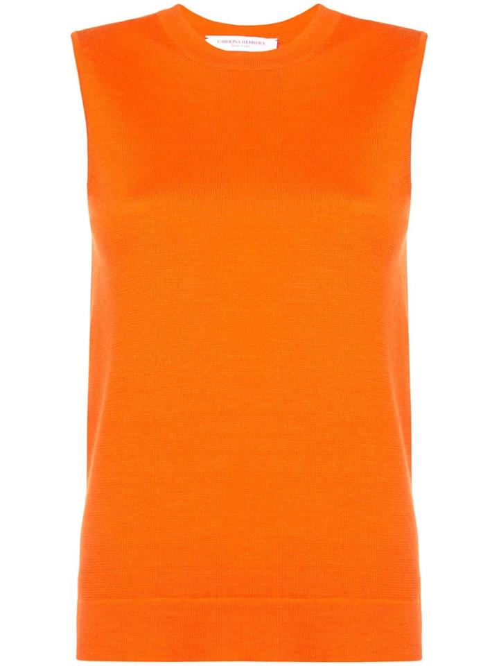 Carolina Herrera Fine-knitted Top - Yellow